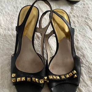 Micheal Kors black studded heels